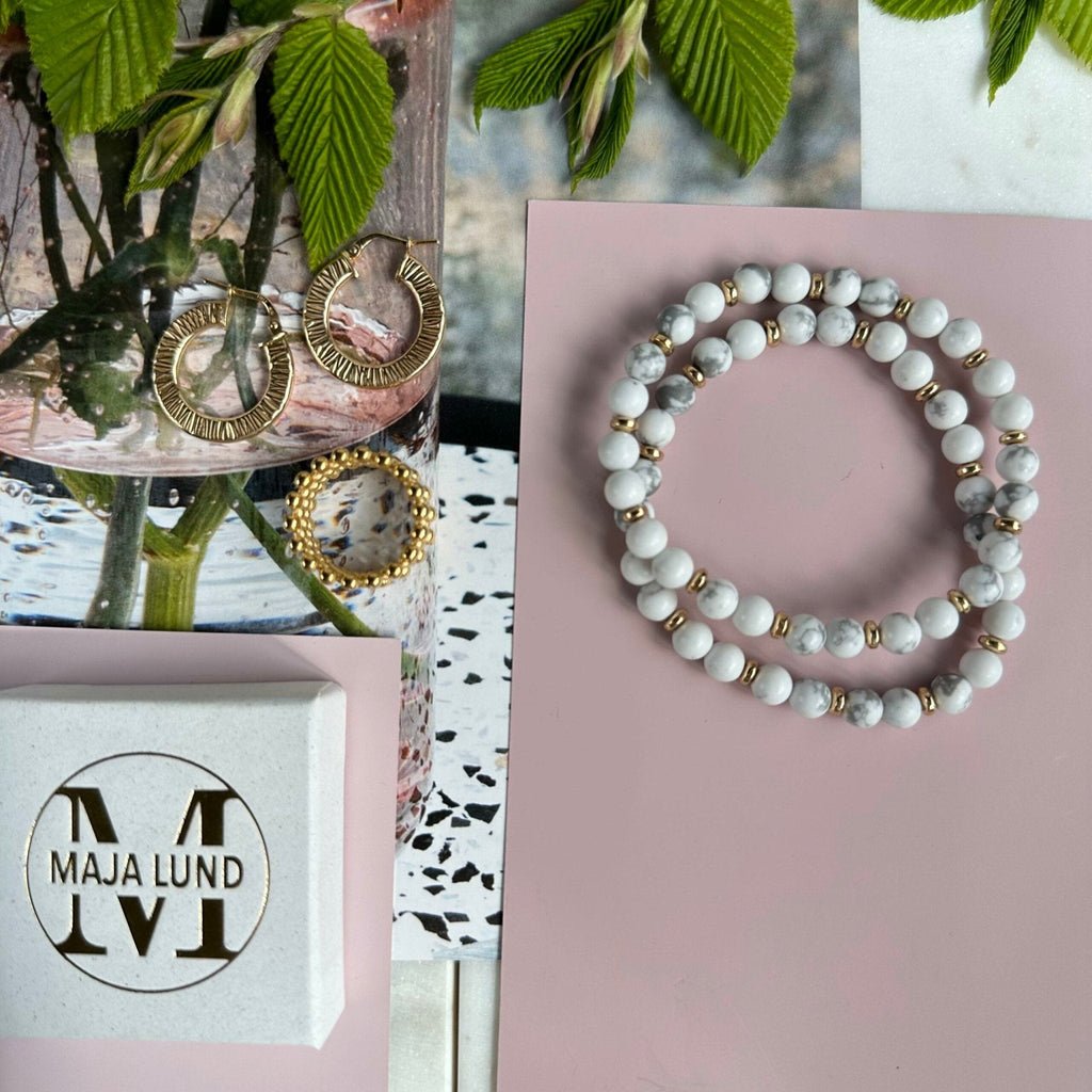 Armbånd Mollie – White / Grey - VIAMAJA