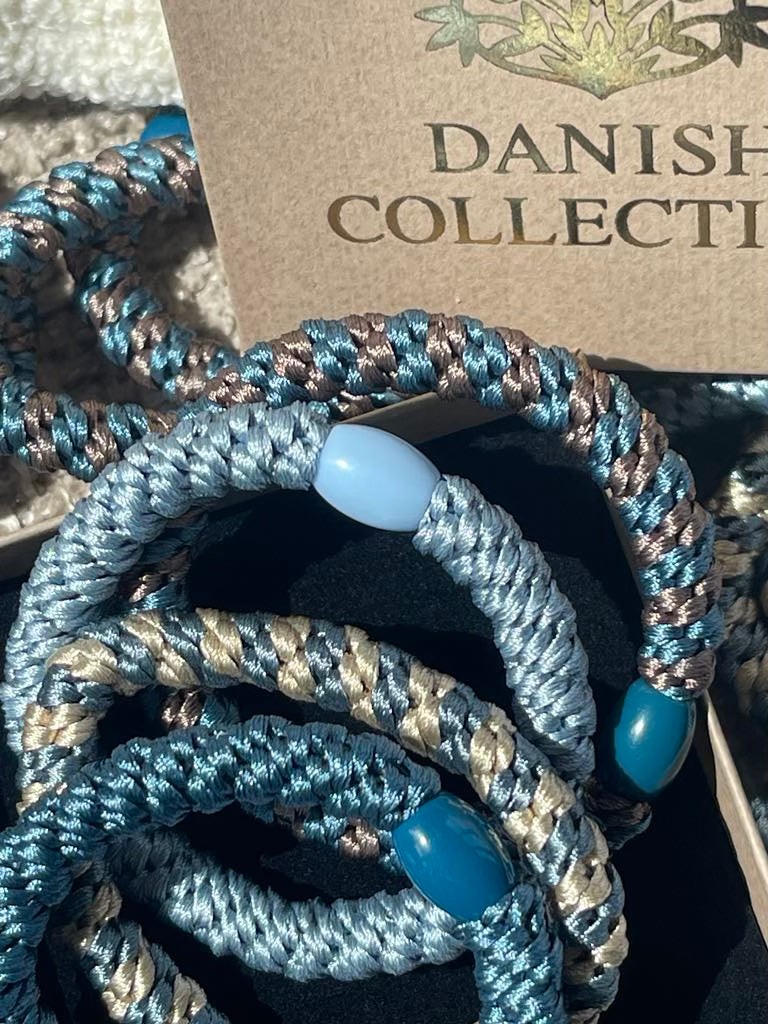 Hårsnoddar Supreme Sky blue - 4 st.