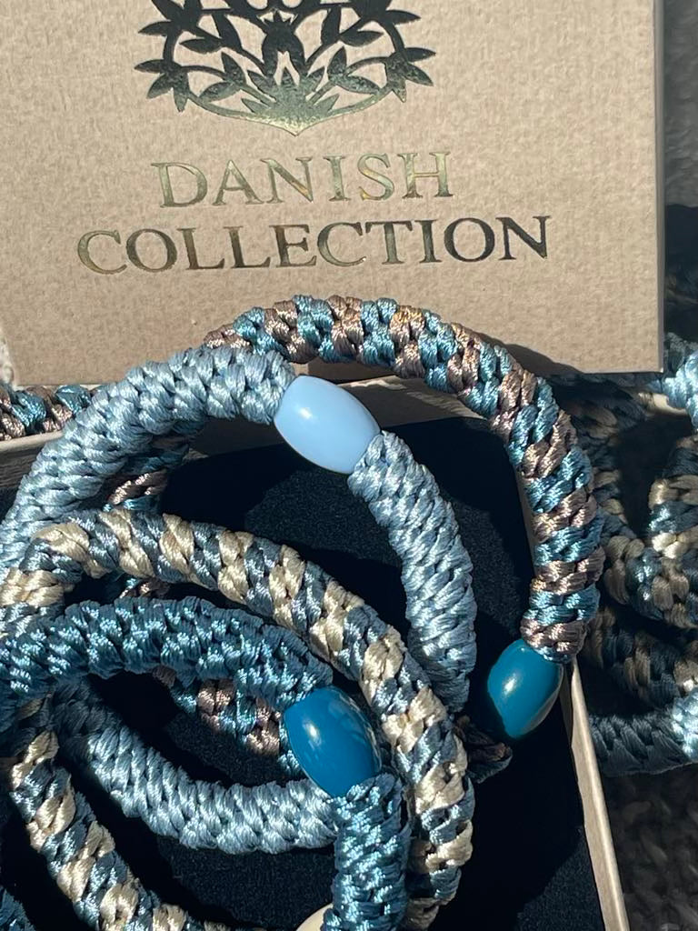 Hårsnoddar Supreme Sky blue - 4 st.