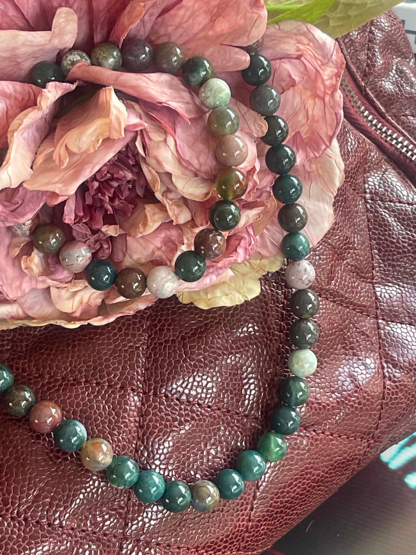 Armband Mary Emerald/Lavendel Mix