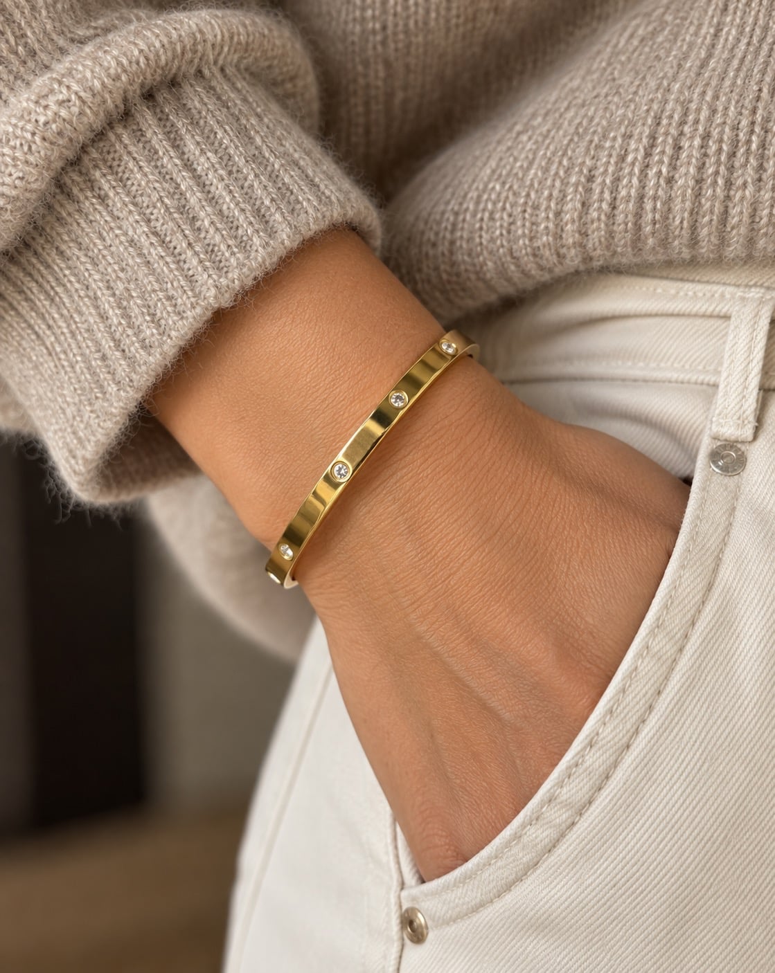 Armring Mindy 18K förgyllt