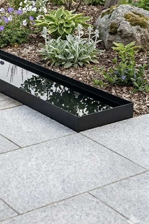 Spegelbassin Rectangle - Black