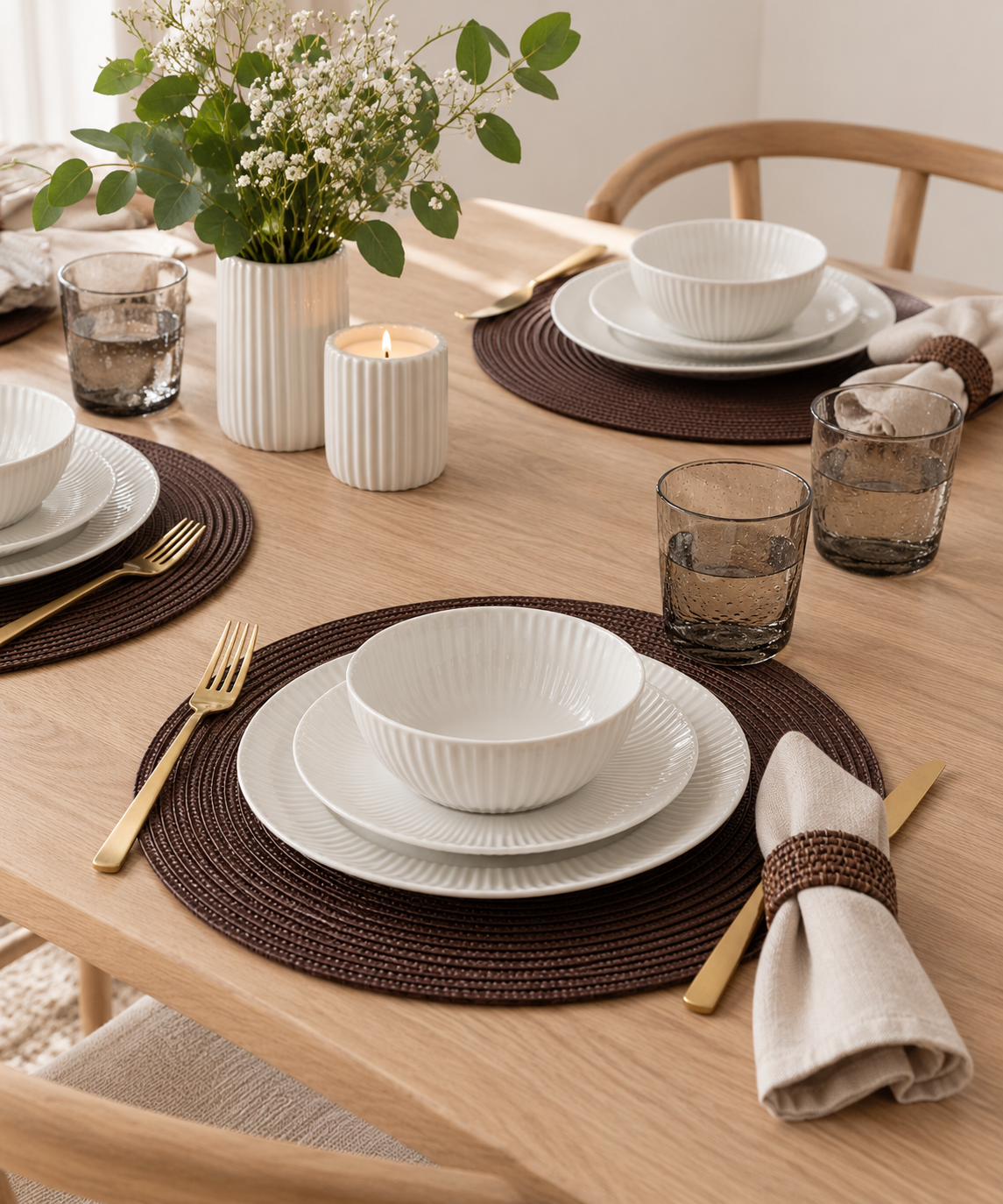 Bordstablett Brown - 4 st
