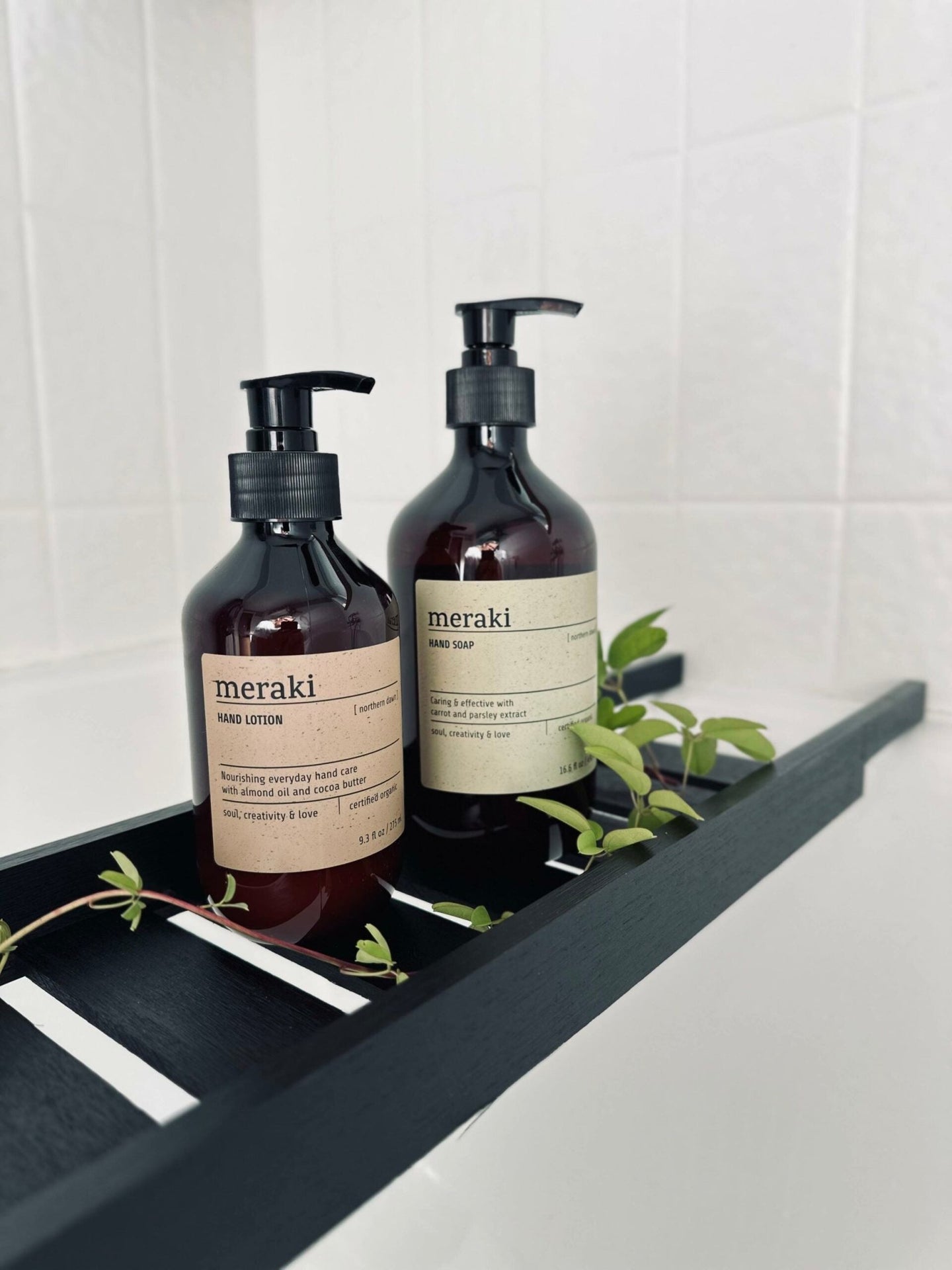 Badekar hylde – Black - VIAMAJA.DK