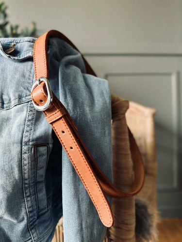 Bælte Aura cognac – 85 cm - VIAMAJA.DK
