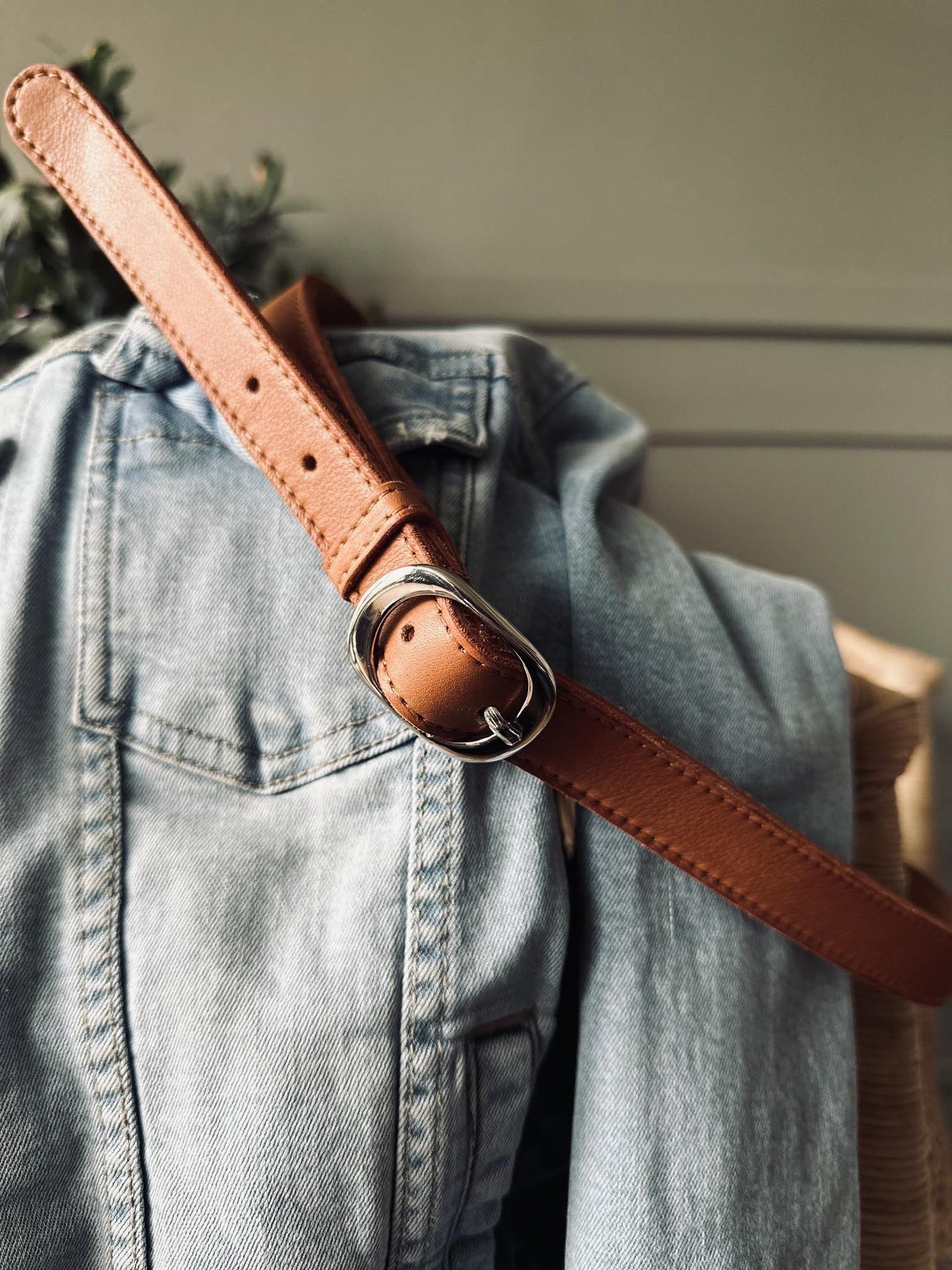 Bælte Aura cognac – 95 cm - VIAMAJA.DK