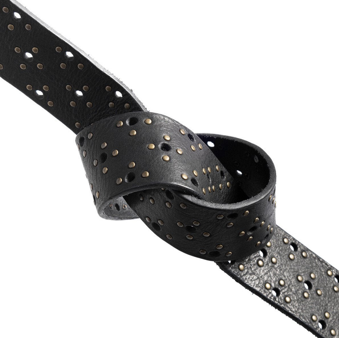 Bælte black leather - VIAMAJA.DK