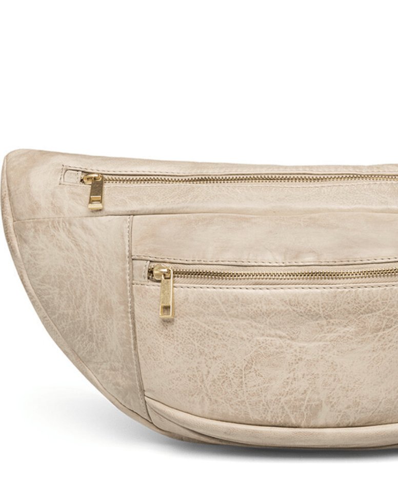 Bæltetaske XL MIRA – Sand / Gold - VIAMAJA.DK