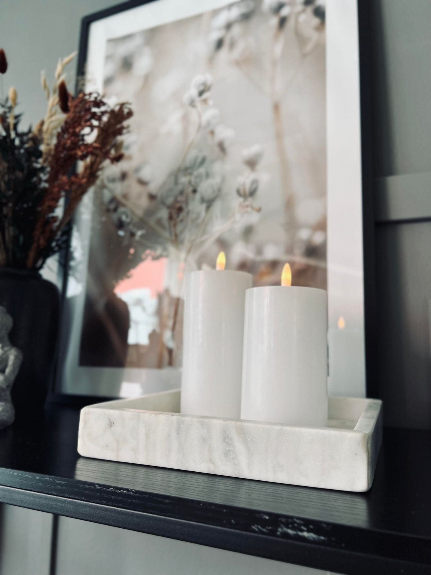 Bakke i marmor Hvid - VIAMAJA.DK