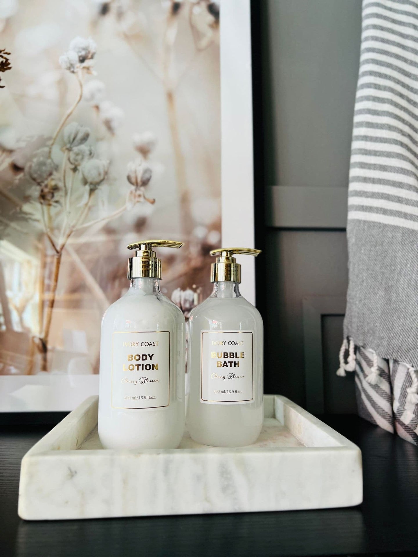 Bakke i marmor Hvid - VIAMAJA.DK