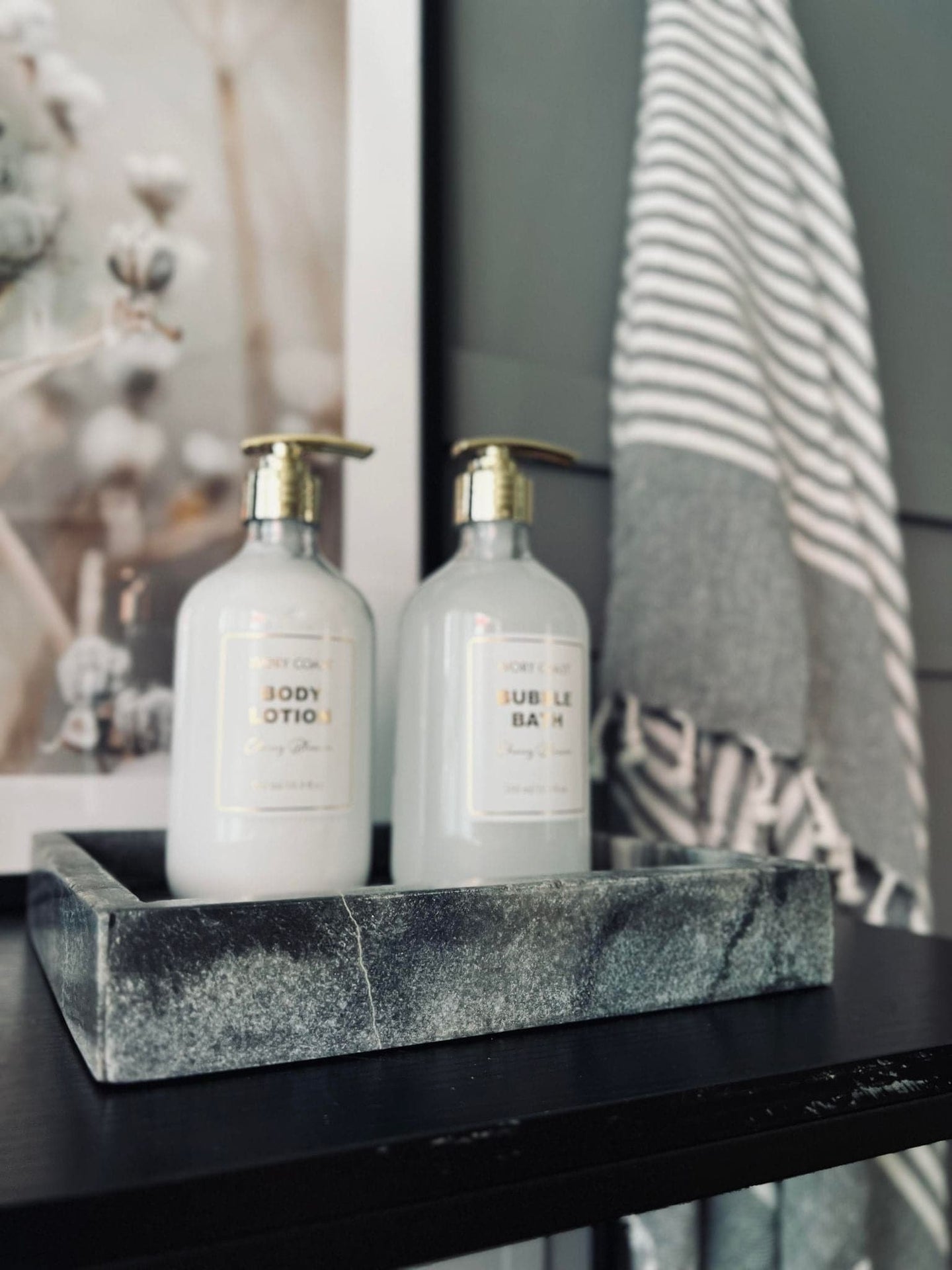 Bakke i marmor sort / grå - VIAMAJA.DK