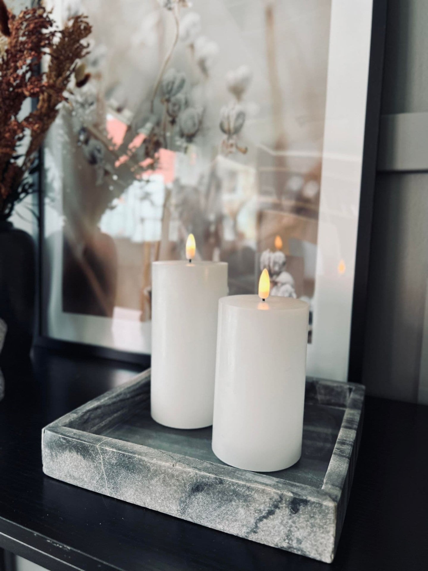 Bakke i marmor sort / grå - VIAMAJA