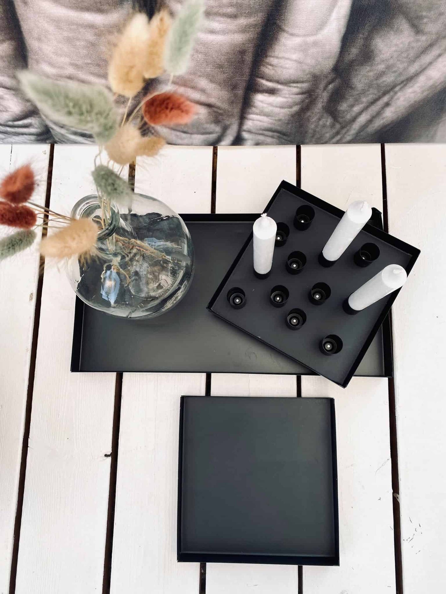 Bakke sæt ink 12 magnetiske lysestager - VIAMAJA.DK