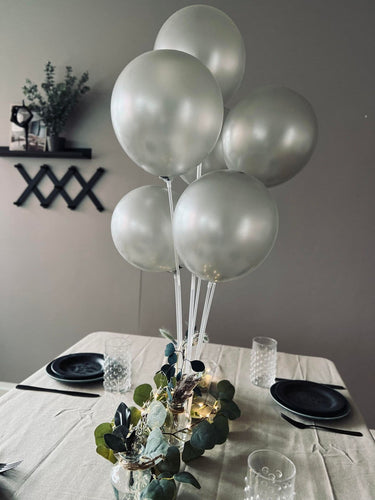 Balloner - Sølv 18 stk - VIAMAJA.DK