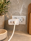 Snabb USB-C-laddare med 3 portar