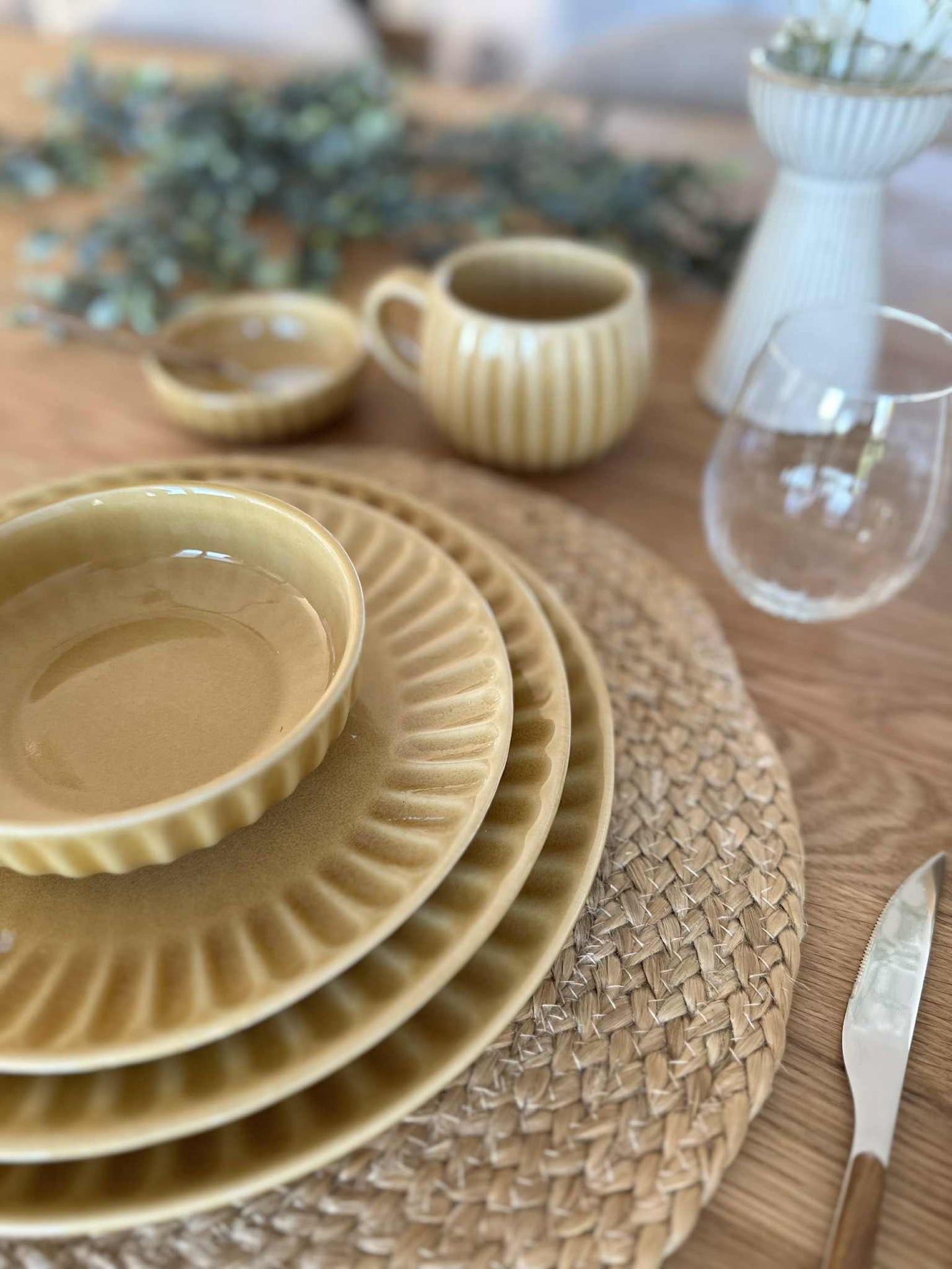 Tallrik VIGA Senap - Flera storlekar