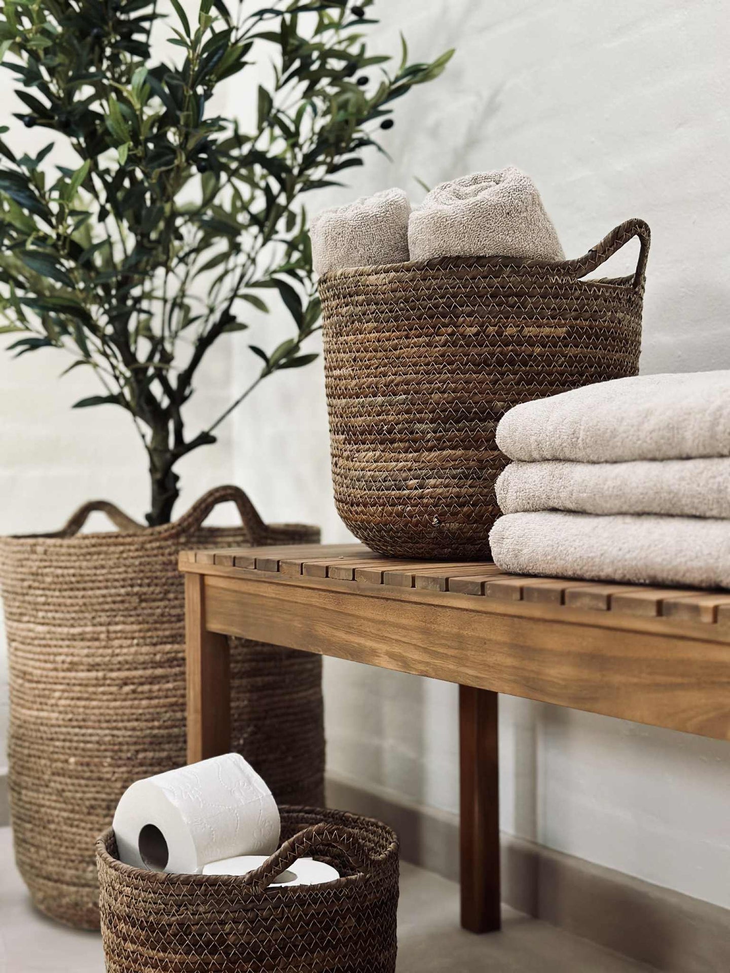 Korgar Natur - Set med 4 st.