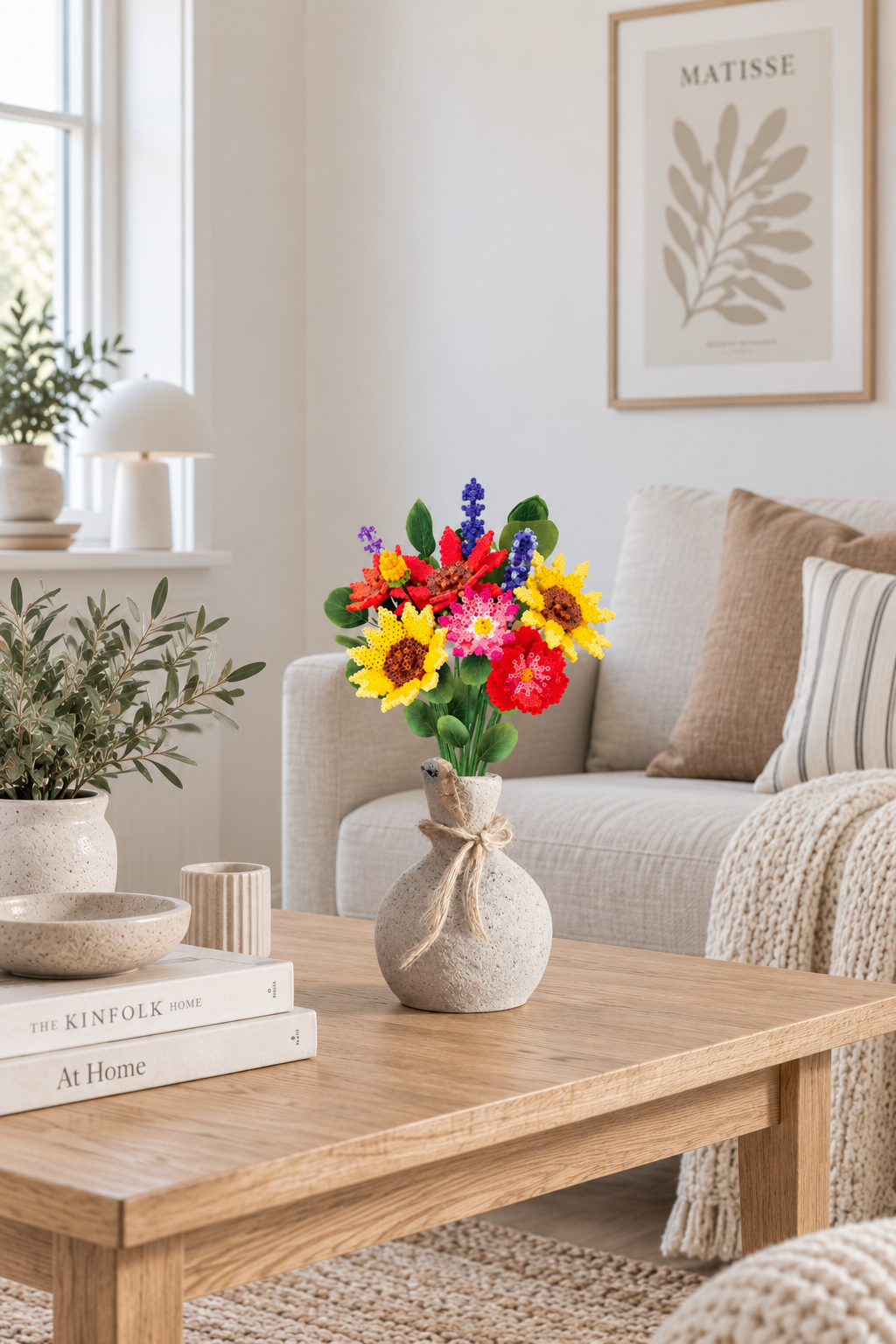 Pärlbukett solros - 10 blommor