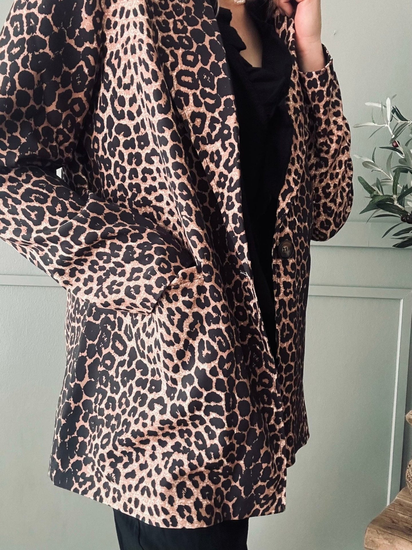 Blazer Leopard dark - VIAMAJA.DK