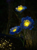 Blomma med solceller – Blå