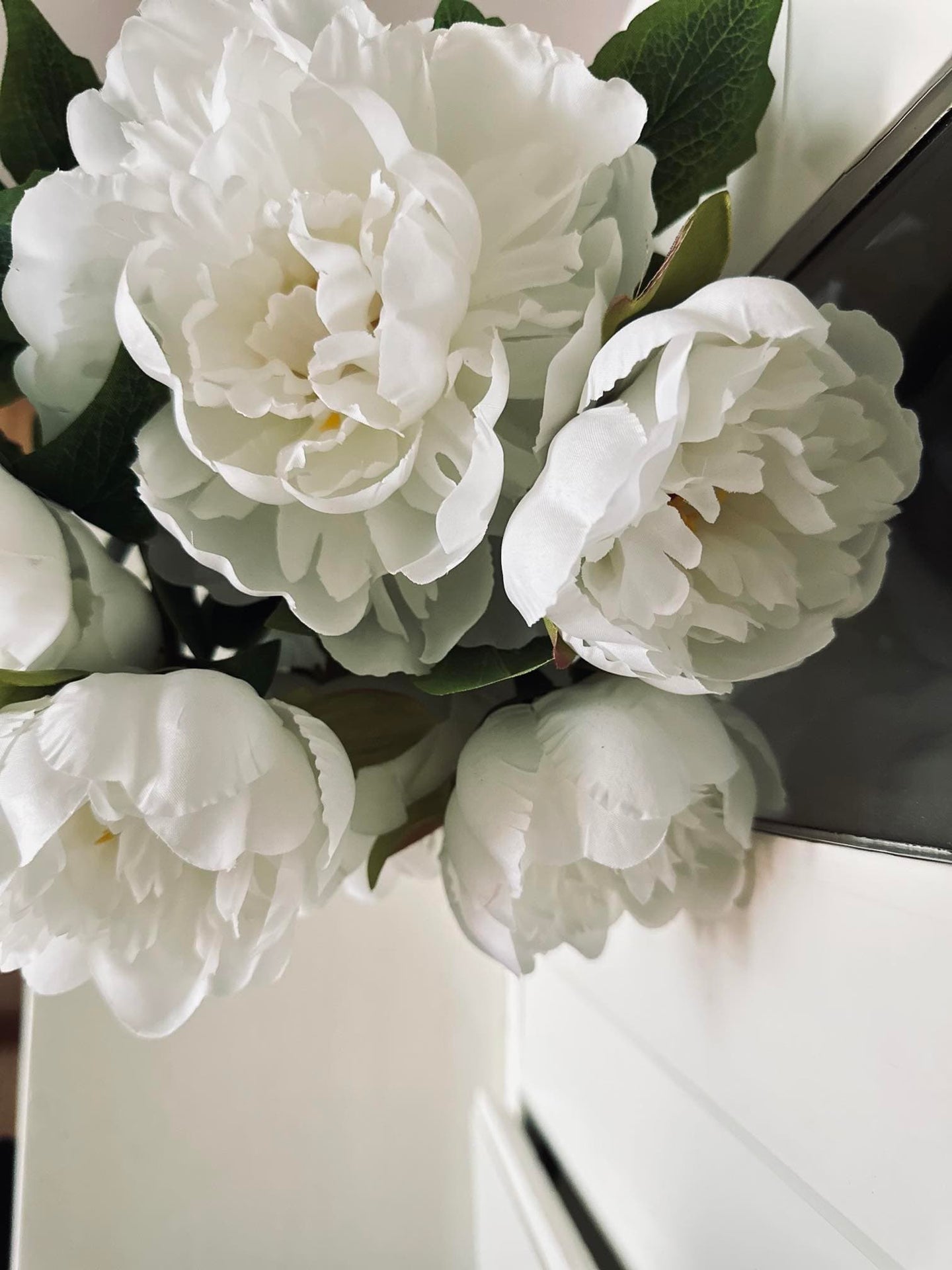 Blomst Pæon hvid - VIAMAJA.DK