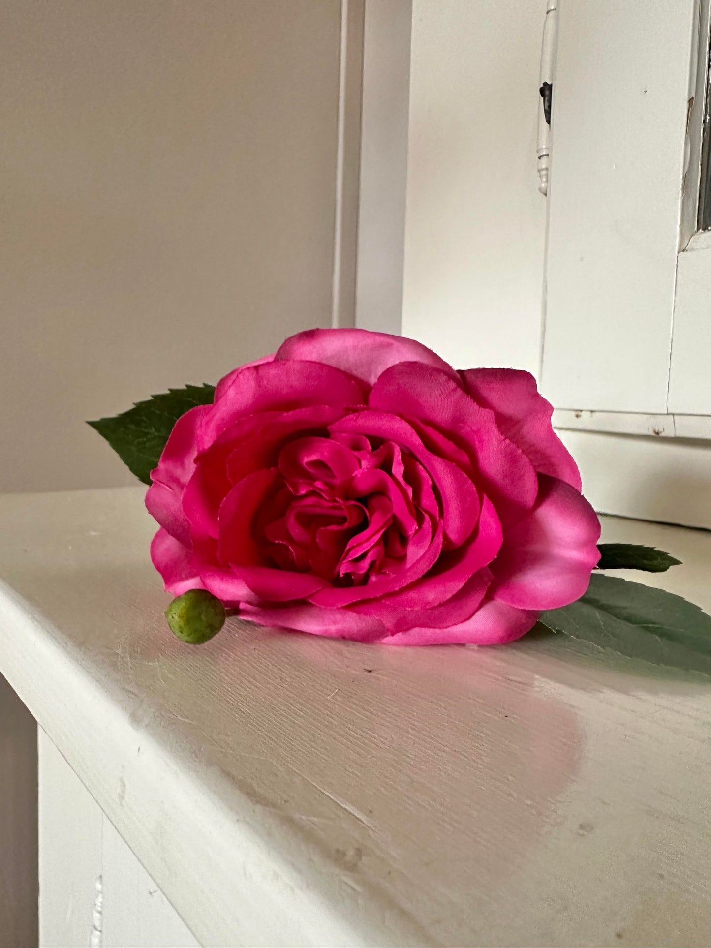 Blomst Rose Mørk pink - VIAMAJA.DK