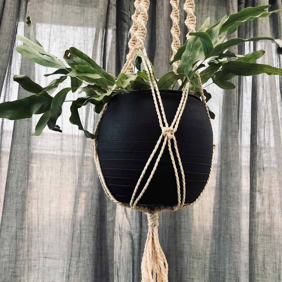 Blomsterophæng – Jute snor - VIAMAJA