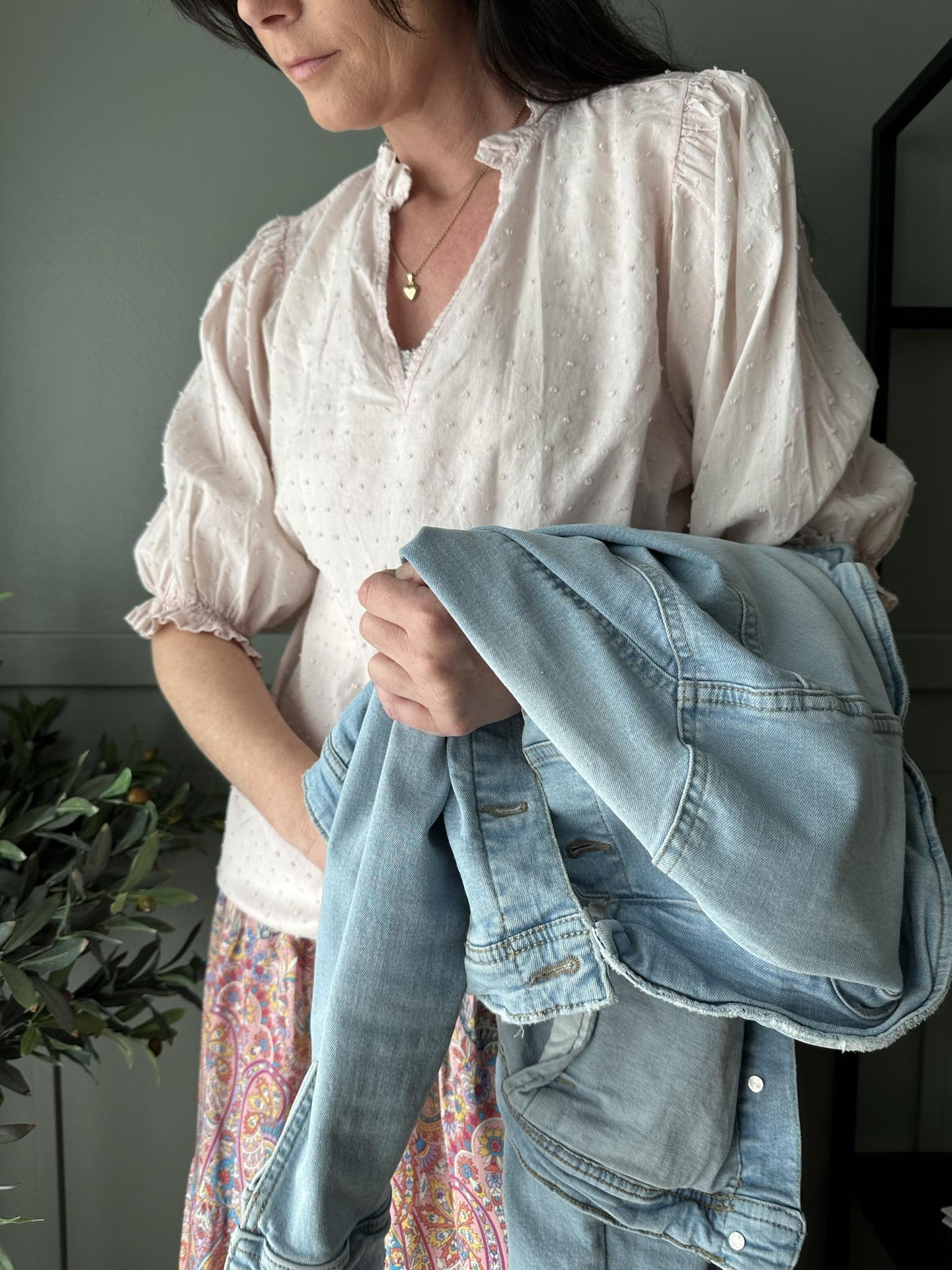 Bluse i let bomuld – Soft rose - VIAMAJA.DK