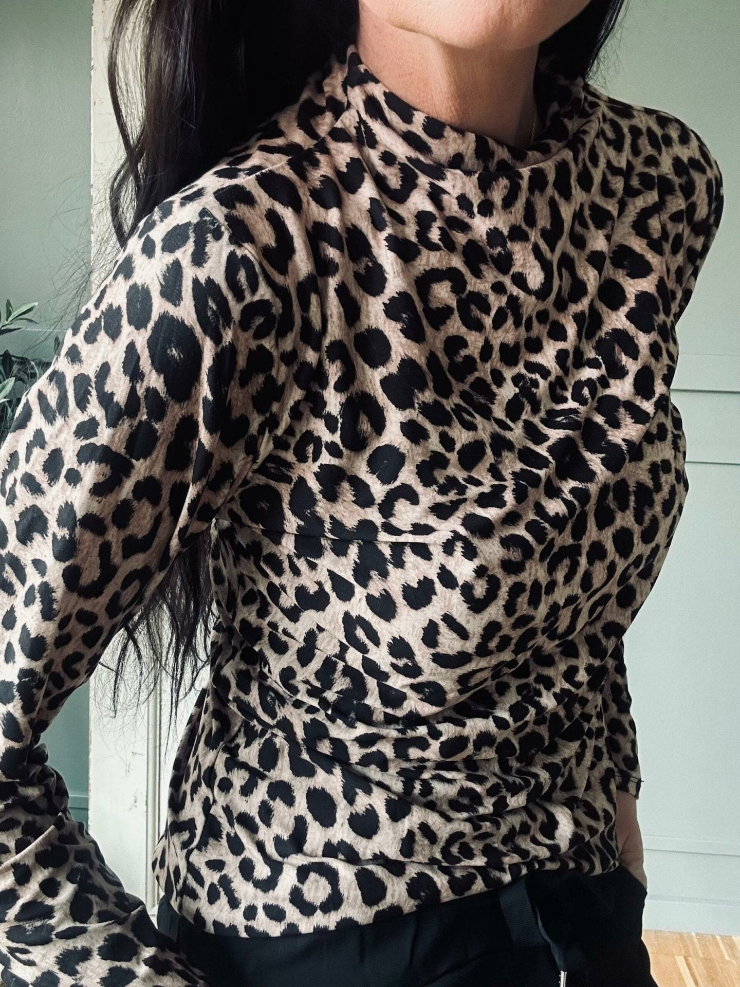 Bluse Leopard - VIAMAJA.DK