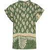 Blus med volangkant – Green Nadia