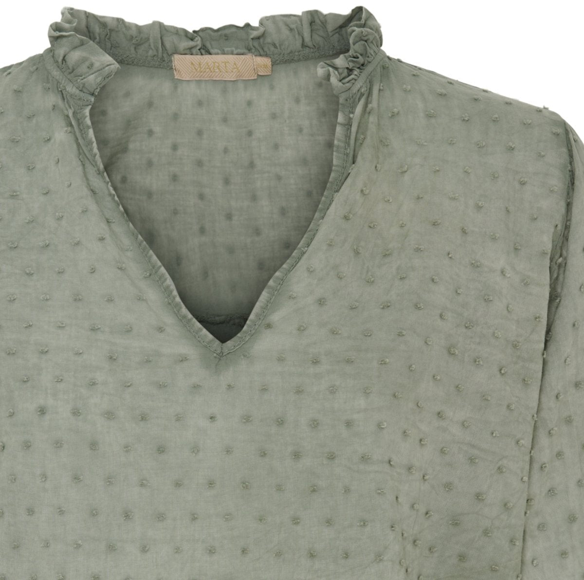 Bluse Theresa – Dusty green - VIAMAJA.DK