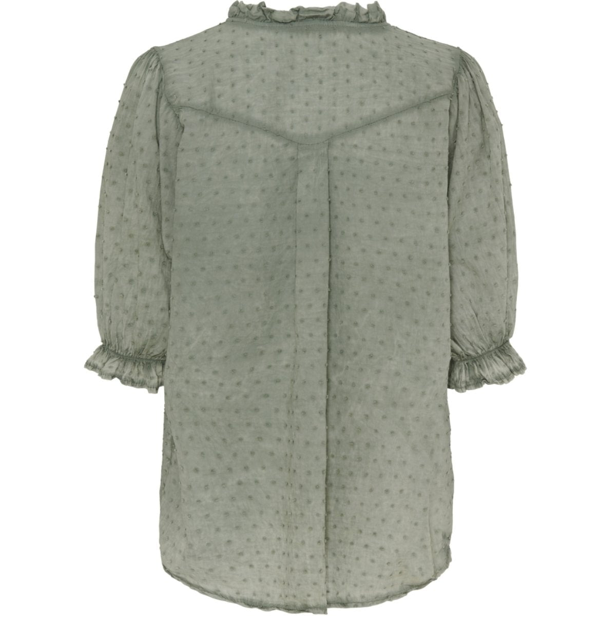 Bluse Theresa – Dusty green - VIAMAJA.DK