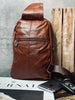 Bodybag Brown leather