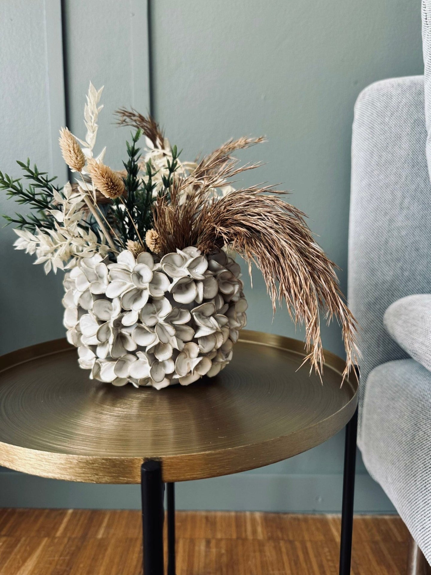 Bord i sort og guld metal – Small - VIAMAJA.DK