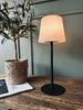 Bordslampa med solceller och uppladdningsbar funktion
