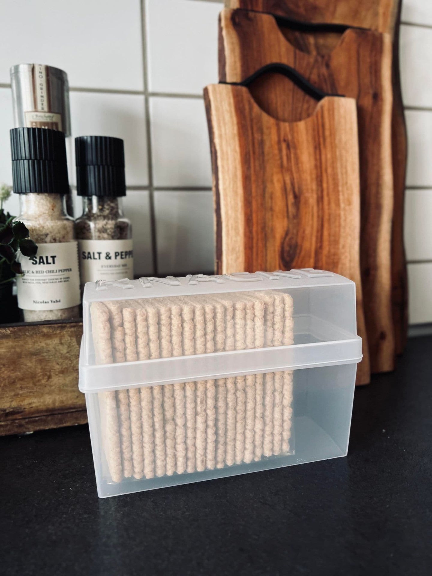 Box til knækbrød - Lys - VIAMAJA.DK