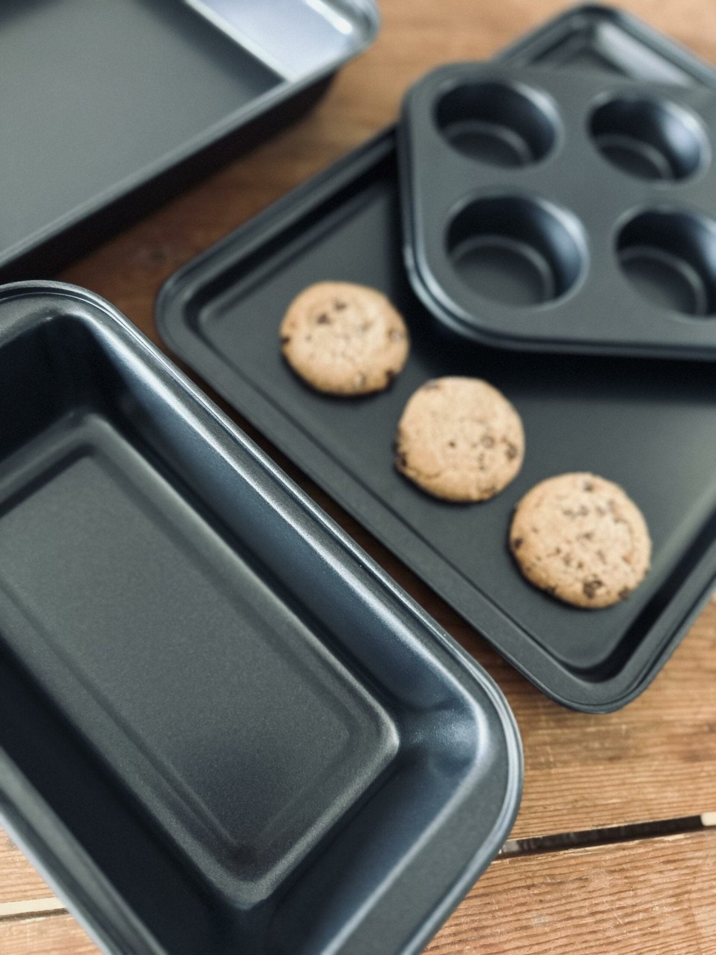 Bradepander og forme – Sæt af 4 stk Non Stick - VIAMAJA.DK