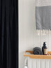 Duschdraperi 180x180 - Svart