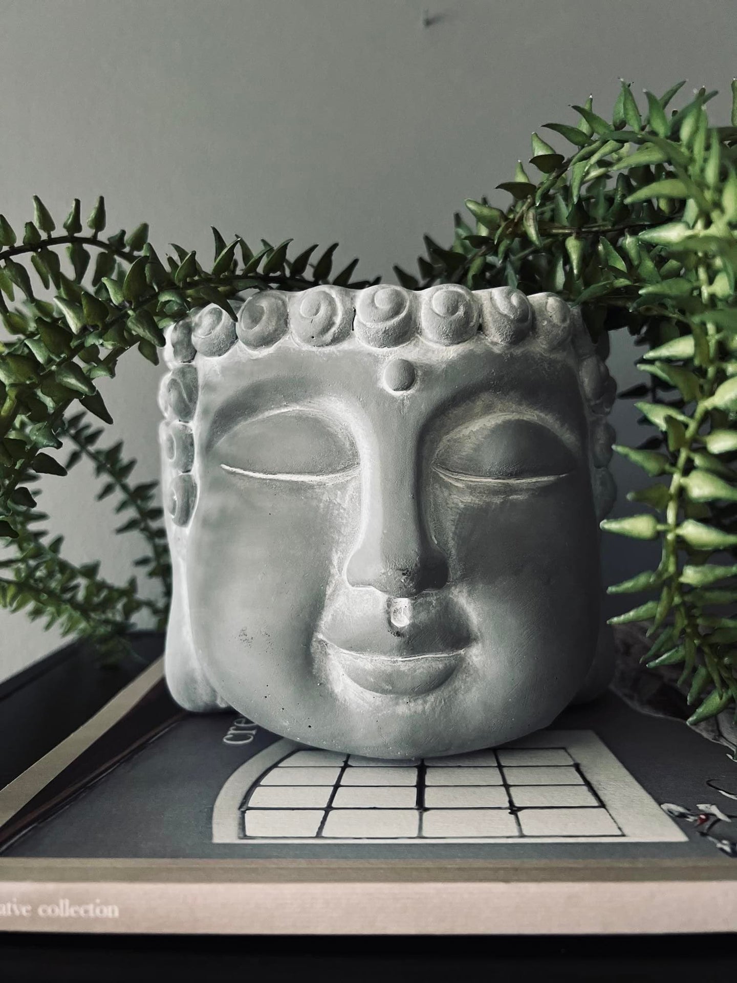 Buddha potte - Lys stone - VIAMAJA.DK