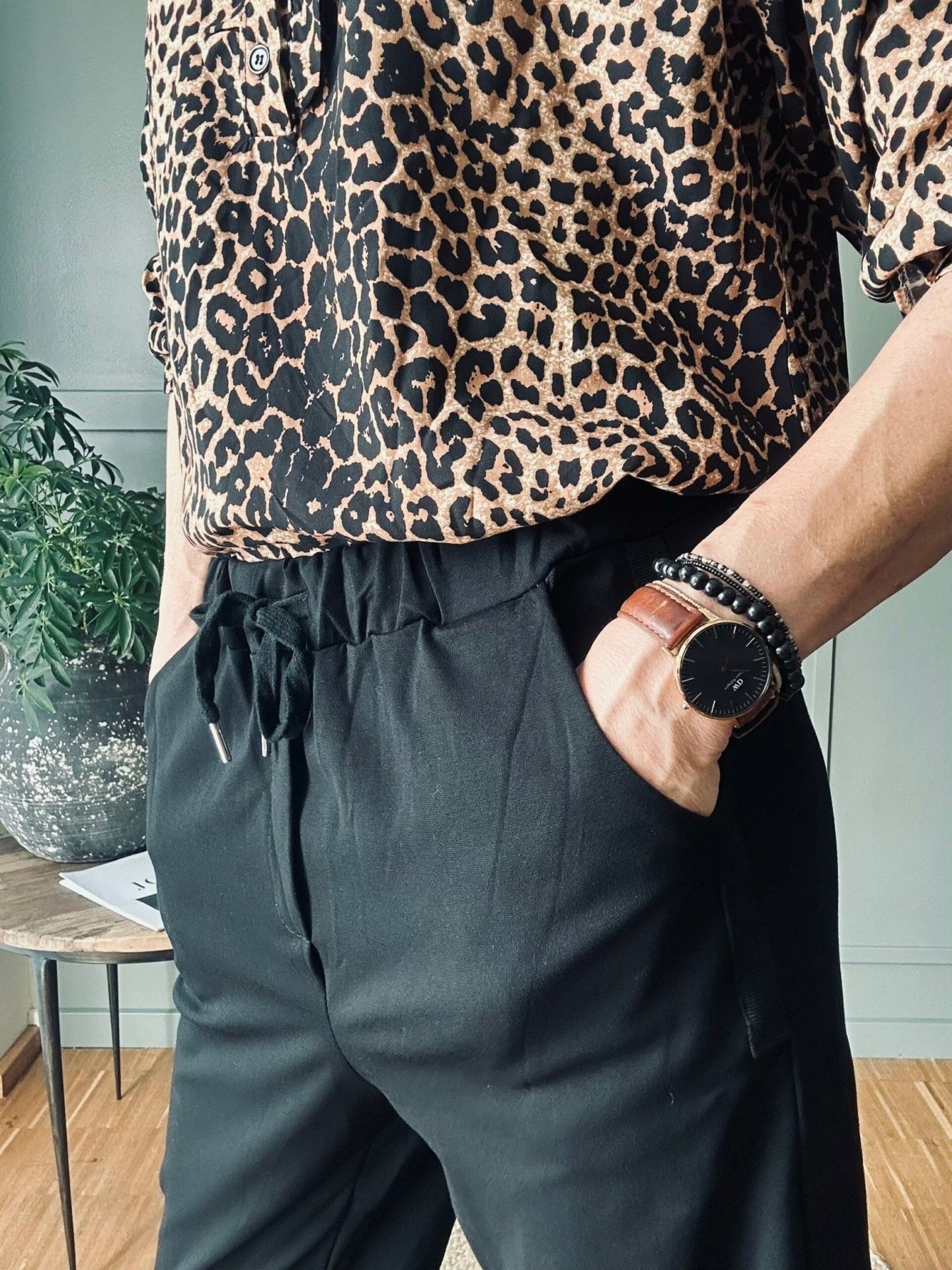 Bukser Luna black - VIAMAJA.DK