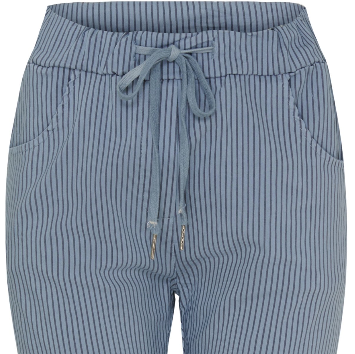 Bukser soft jeans med strib - VIAMAJA.DK