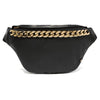 Bumbag - BLACK / GOLD i mjuk läderkvalitet
