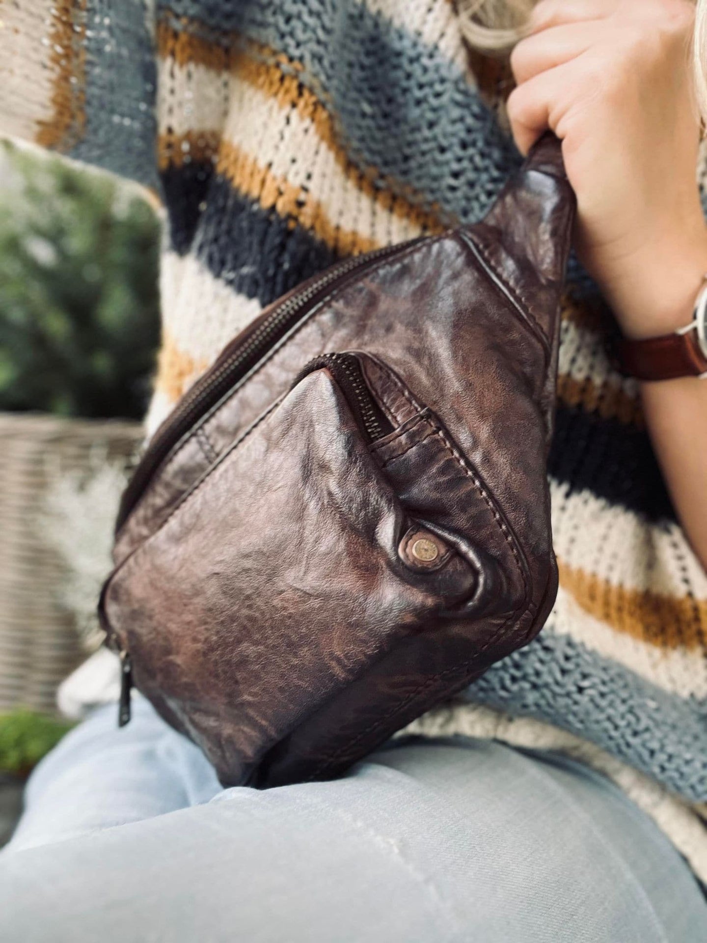 Bumbag CLASSY - Winter brown - VIAMAJA.DK