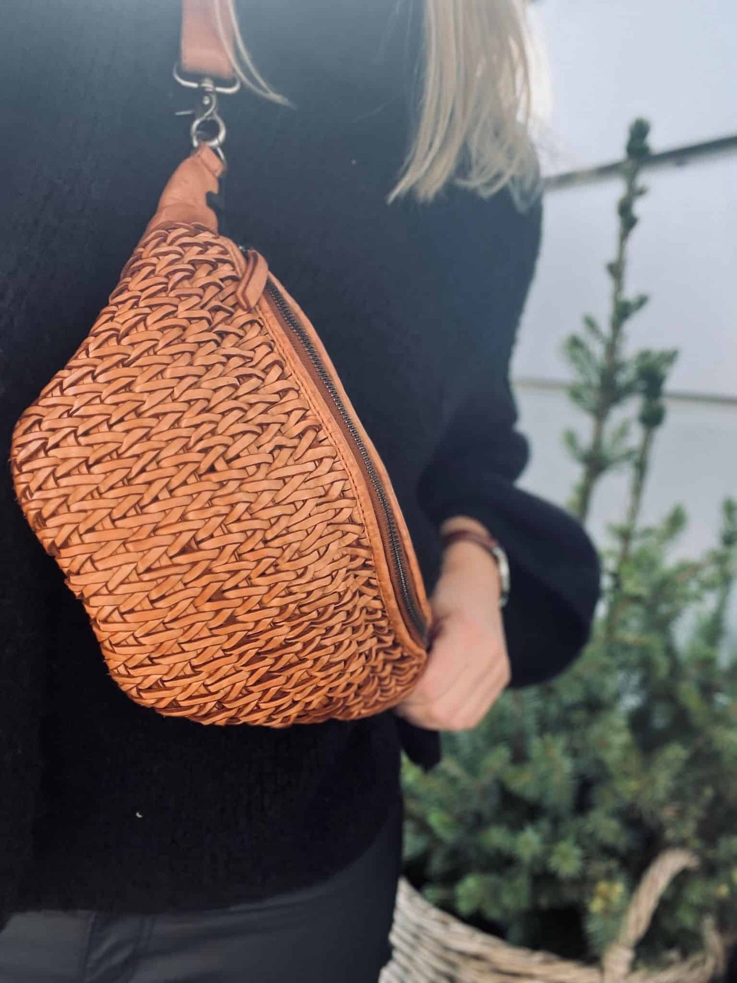Bumbag Deluxe - Cognac flet - VIAMAJA.DK