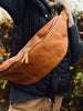Midjeväska i Cognac buffelskinn – XL