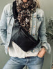 Bumbag JUNE svart m. gunmetal