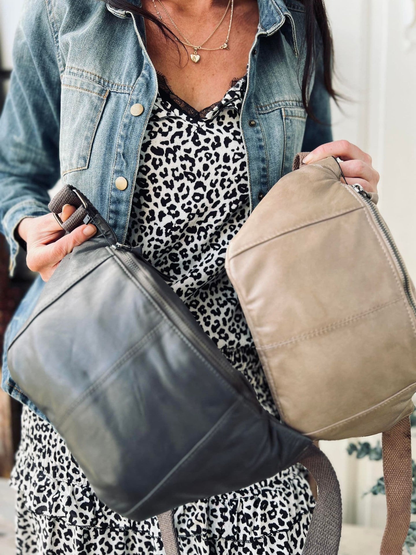 Bumbag JUNE - Dark Beige - VIAMAJA.DK