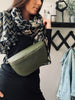 Bumbag Kaki läder