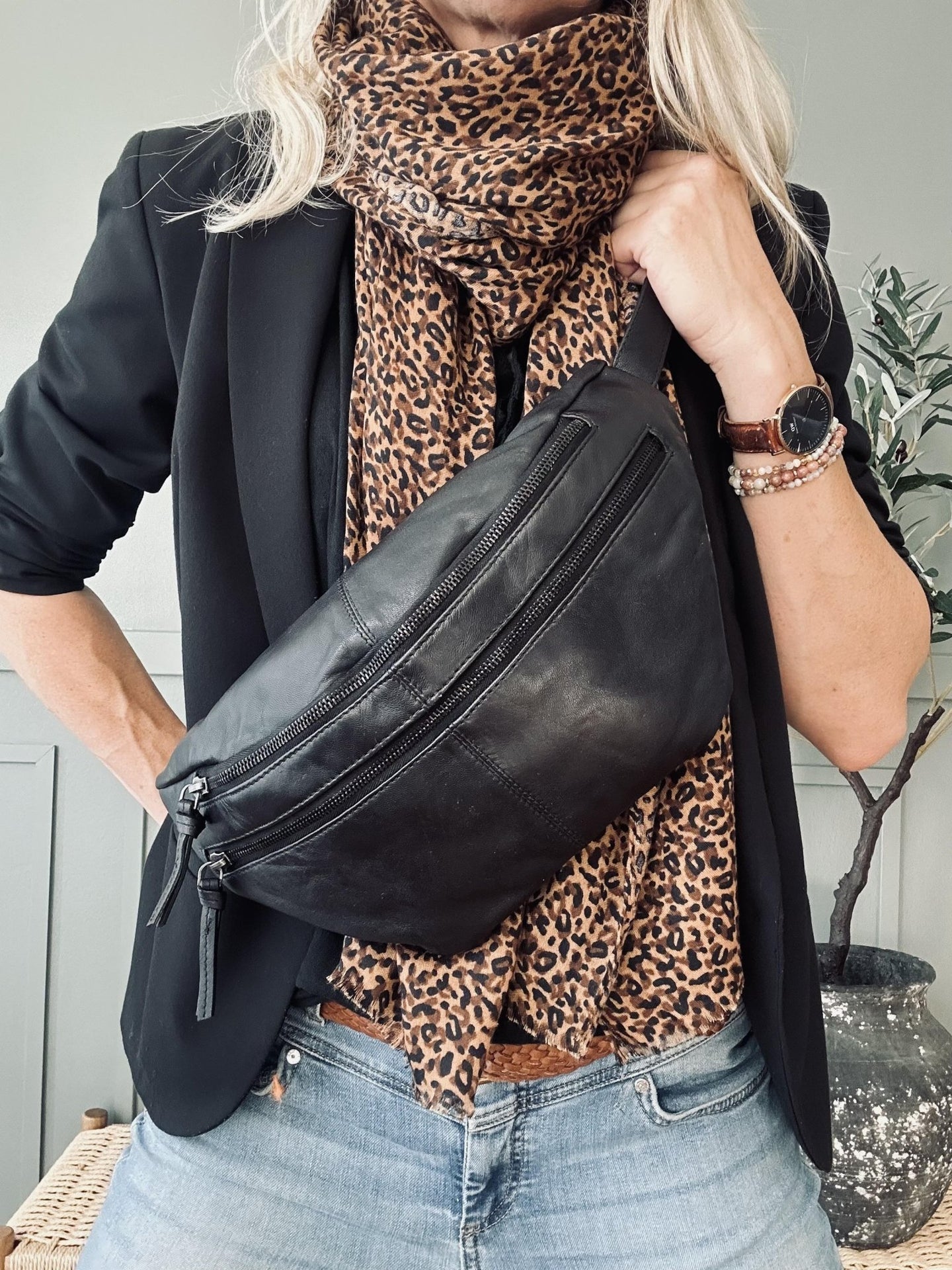 Bumbag LOCK - Black - VIAMAJA.DK