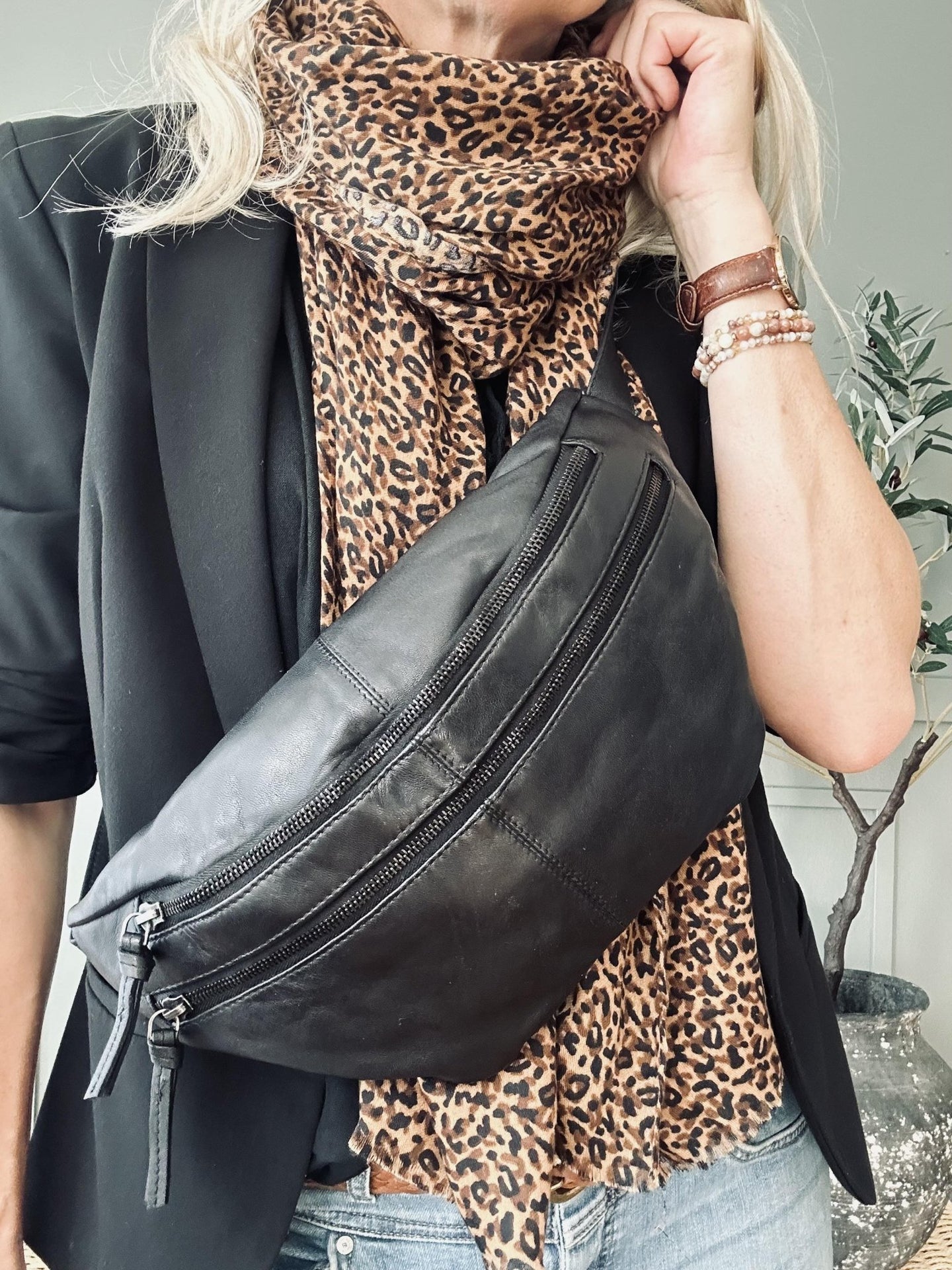 Bumbag LOCK - Black - VIAMAJA.DK